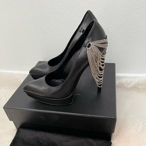 Ysl chain high heel